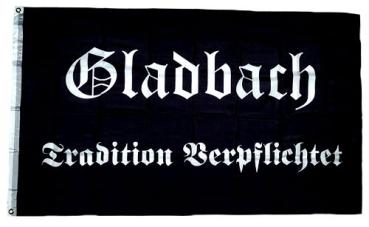 Fahne / Flagge Gladbach Tradition verpflichtet 90 x 150 cm