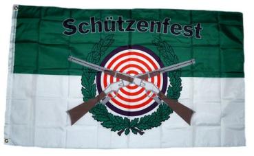 Fahne / Flagge Schützenfest Schrift 90 x 150 cm