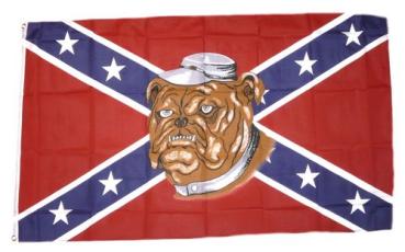 Fahne / Flagge Südstaaten - Bulldog 90 x 150 cm