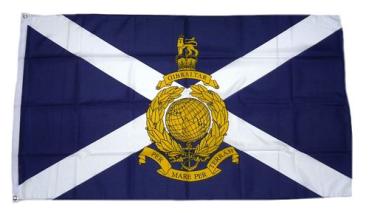 Fahne / Flagge Großbritannien Royal Marines Reserve Schottland 90 x 150 cm