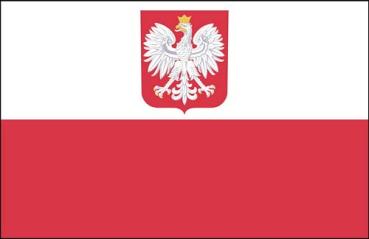 Fahnen Aufkleber Sticker Polen Adler