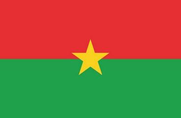 Fahnen Aufkleber Sticker Burkina Faso