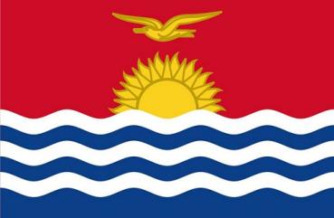 Fahnen Aufkleber Sticker Kiribati