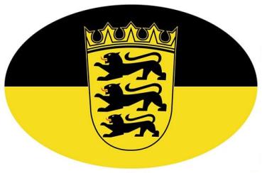 Wappen Aufkleber Sticker Baden Württemberg