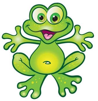 Aufkleber Sticker Lustiger Frosch