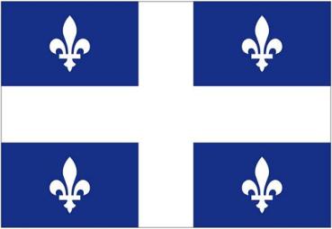 Fahnen Aufkleber Sticker Kanada - Quebec