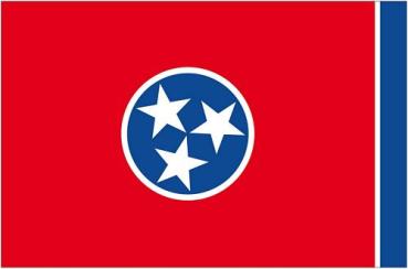 Fahnen Aufkleber Sticker USA - Tennessee