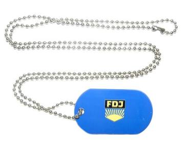 Dog Tag Fahne DDR FDJ