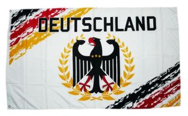 Fahne / Flagge Deutschland Fan weiß 1909 90 x 150 cm