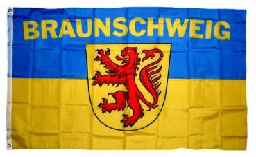 Fahne / Flagge Braunschweig Wappen Fan 90 x 150 cm