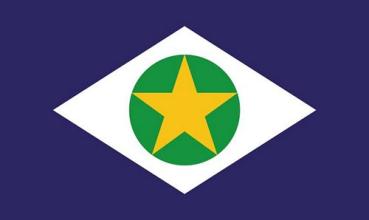 Fahne / Flagge Brasilien - Mato Crosso 90 x 150 cm