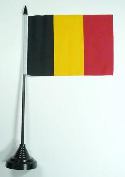 Tischflagge Belgien 10 x 15 cm