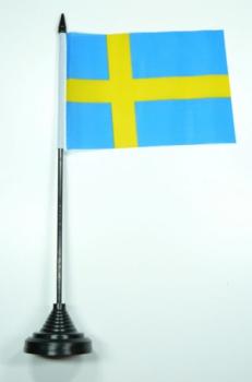 Tischflagge Schweden 10 x 15 cm