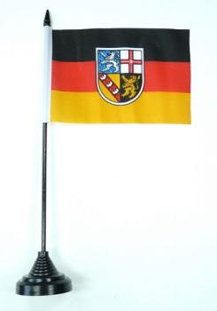 Tischflagge Saarland 10 x 15 cm