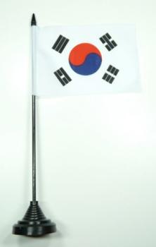 Tischflagge Südkorea 10 x 15 cm