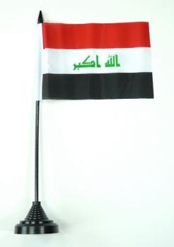 Tischflagge Irak 10 x 15 cm