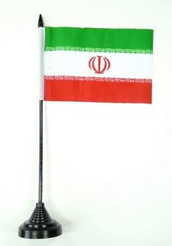 Tischflagge Iran 10 x 15 cm