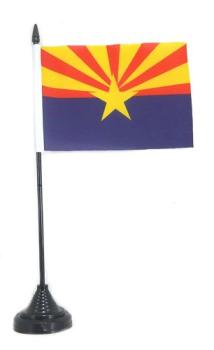 Tischflagge USA - Arizona 10 x 15 cm