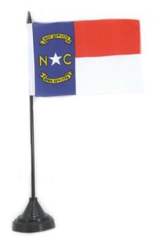 Tischflagge USA - North Carolina 10 x 15 cm