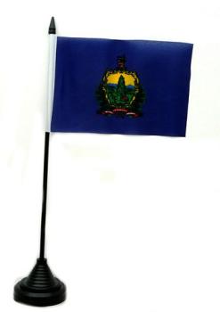 Tischflagge USA - Vermont 10 x 15 cm