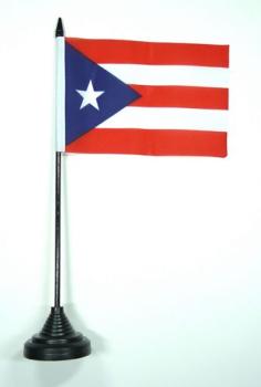 Tischflagge Puerto Rico 10 x 15 cm