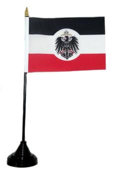 Tischflagge Deutsches Reich Kolonialamt 10 x 15 cm