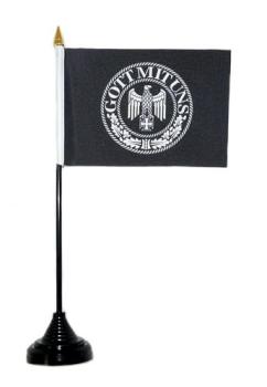 Tischflagge Gott mit uns 10 x 15 cm