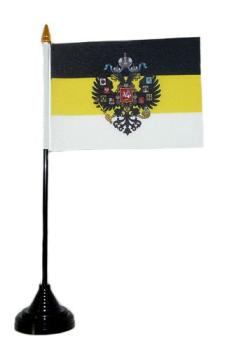 Tischflagge Russland Romanow Wappen 10 x 15 cm