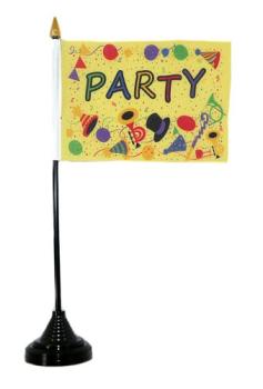 Tischflagge Party Fete 10 x 15 cm