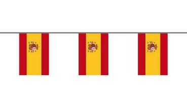 Flaggenkette Spanien 6 m