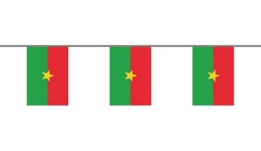 Flaggenkette Burkina Faso 6 m