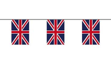 Flaggenkette Großbritannien 6 m