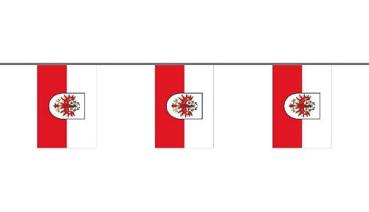 Flaggenkette Österreich - Tirol 6 m