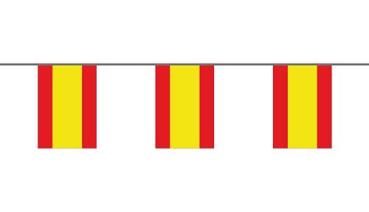 Flaggenkette Spanien ohne Wappen 6 m