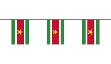 Flaggenkette Surinam 6 m