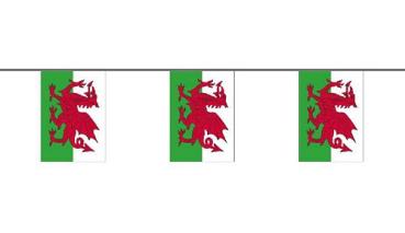 Flaggenkette Wales 6 m