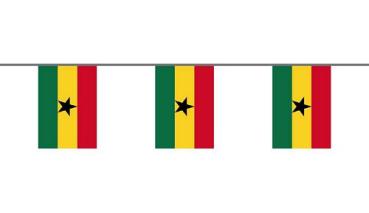 Flaggenkette Ghana 6 m