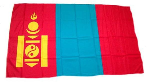 Fahne / Flagge Mongolei 30 x 45 cm