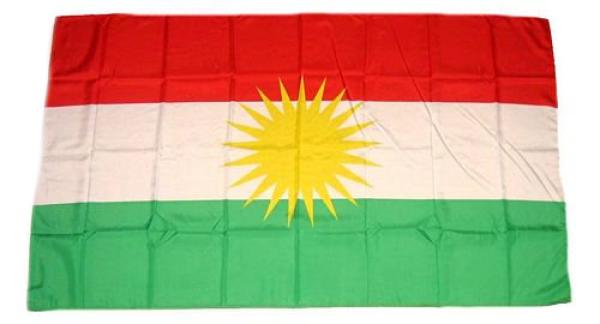 Fahne / Flagge Kurdistan 30 x 45 cm