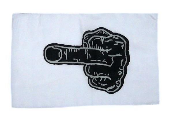 Fahne / Flagge Finger 30 x 45 cm