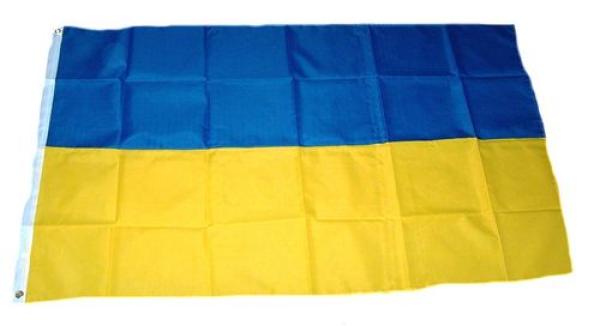 Fahne / Flagge Ukraine 60 x 90 cm