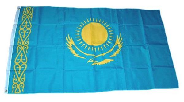 Fahne / Flagge Kasachstan 60 x 90 cm