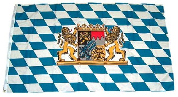 Fahne / Flagge Freistaat Bayern Löwen 60 x 90 cm