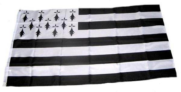 Fahne / Flagge Frankreich - Bretagne 60 x 90 cm