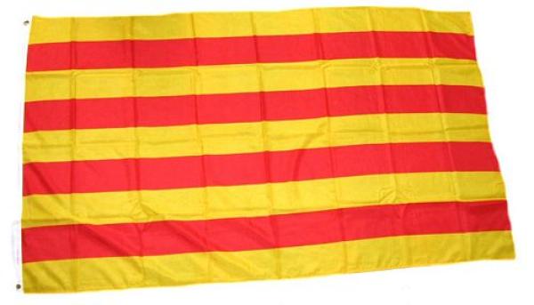 Fahne / Flagge Spanien - Katalonien 60 x 90 cm