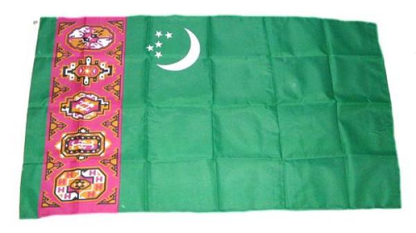 Fahne / Flagge Turkmenistan 60 x 90 cm