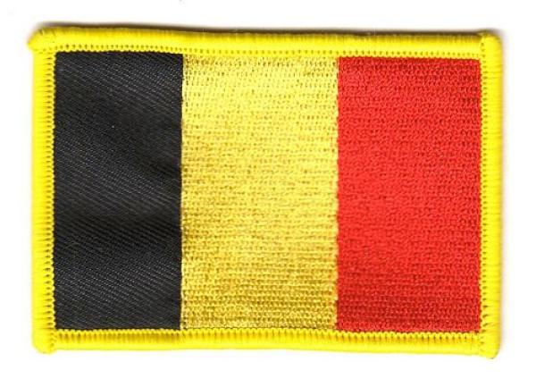 Fahnen Aufnäher Belgien