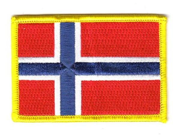 Fahnen Aufnäher Norwegen