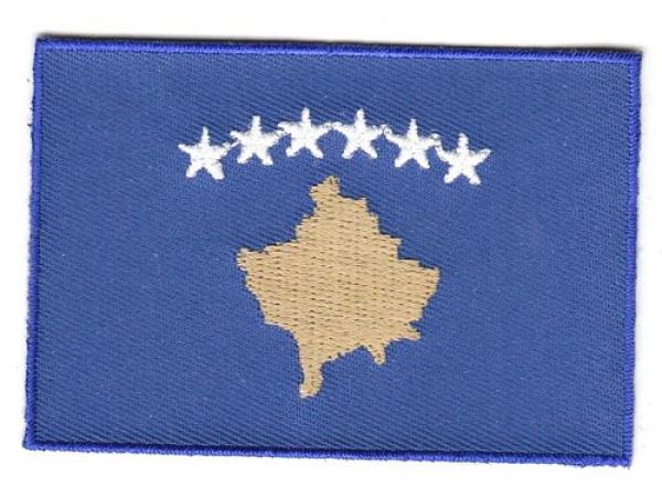 Fahnen Aufnäher Kosovo