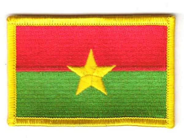 Fahnen Aufnäher Burkina Faso